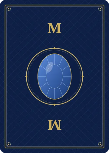 Sapphire deck card back